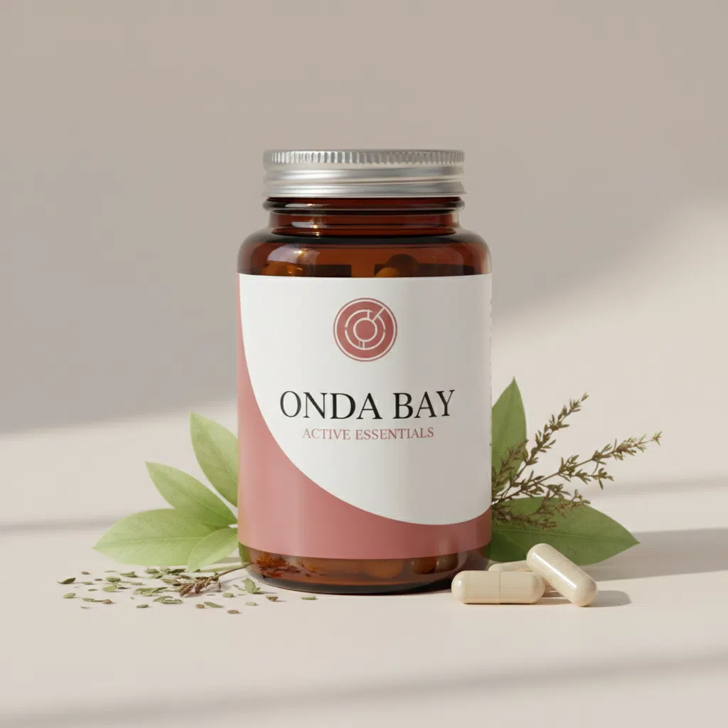 Onda Bay Active Essentials glazen pot met etikette, 90 capsules voedingssupplement